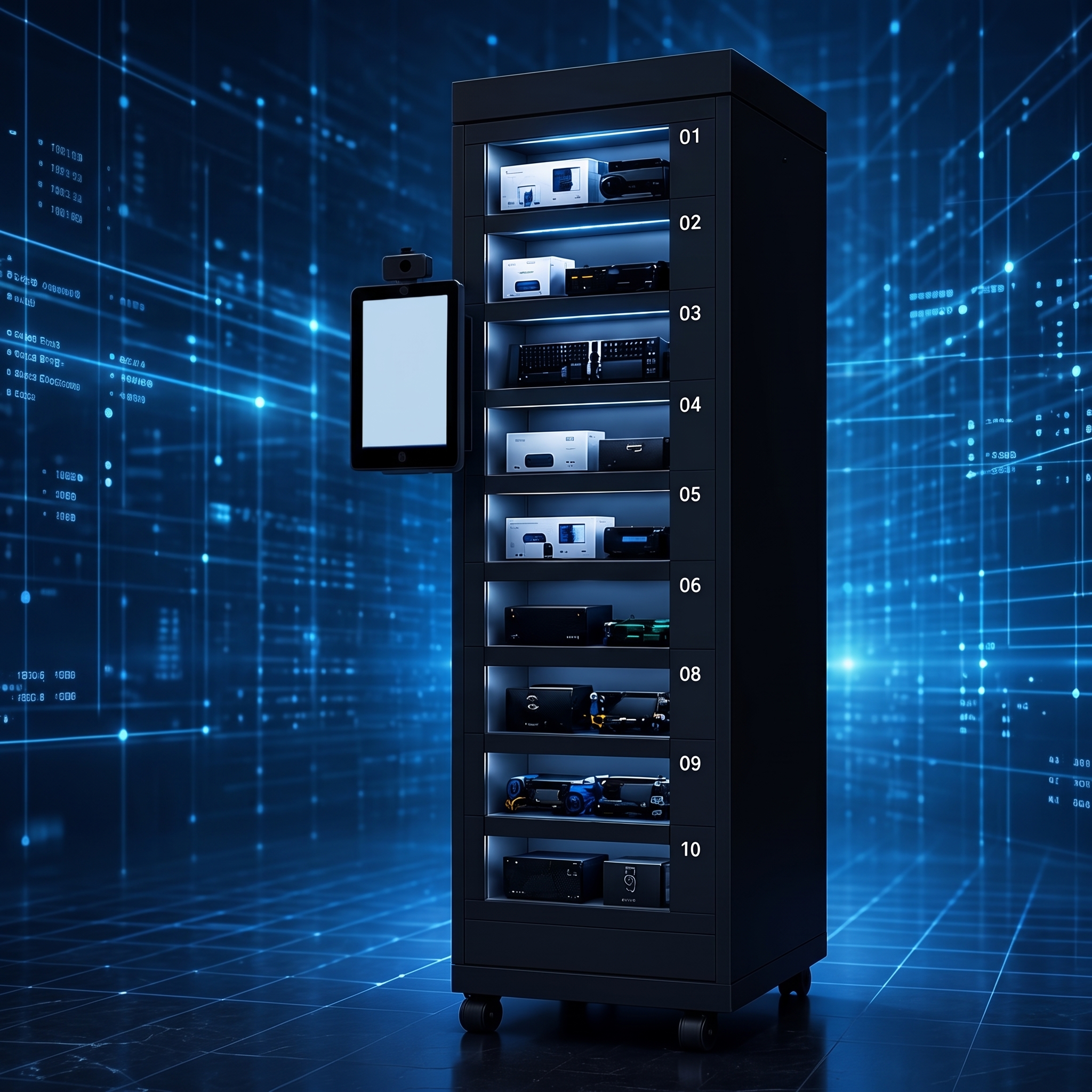 Smart Locker SmartMach com visor lateral